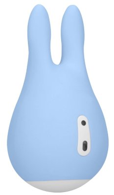 Клиторальный стимулятор Sugar Bunny - 9,5 см, цвет: голубой