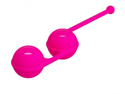 Вагинальные шарики Baile Pretty Love Kegel Tighten Up III, цвет: розовый