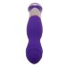Вибратор с ротацией ECSTASY Deluxe Rippled Vibe - 20 см, цвет: фиолетовый