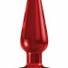 Анальная пробка Butt Plug Basic 3 Inch, цвет: красный - 7,6 см