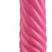 Реалистичный винтообразный фаллоимитатор на присоске - 21 см, цвет: розовый