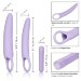 Набор силиконовых расширителей Dr. Laura Berman Isabelle Set of 2 Vibrating Silicone Dilators