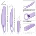 Набор силиконовых расширителей Dr. Laura Berman Isabelle Set of 2 Vibrating Silicone Dilators