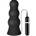 Анальная втулка Menzstuff Vibrating Buttcrasher Pawn с вибрацией, цвет: черный - 20 см