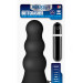 Анальная втулка Menzstuff Vibrating Buttcrasher Pawn с вибрацией, цвет: черный - 20 см