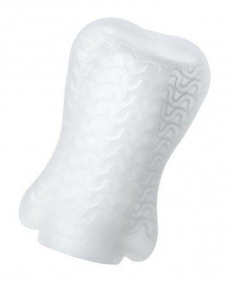 Мастурбатор A-Toys Pocket Wavy, цвет: белый