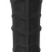Плеть с рукоятью-фаллосом Whip with Realistic Silicone Dildo - 45,5 см, цвет: черный