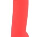 Перезаряжаемый вибратор VIBE 03 - 18,5 см, цвет: красный
