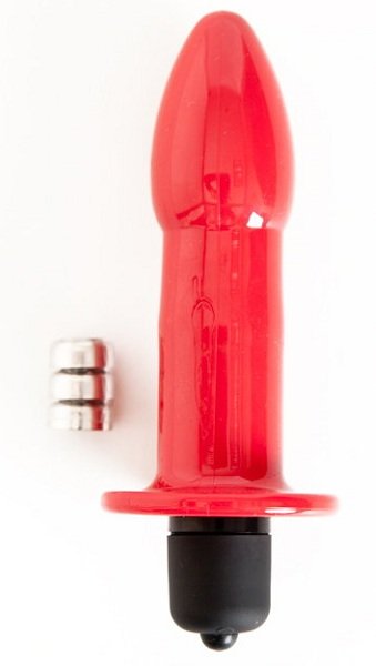 Красная водонепроницаемая вибровтулка - 8 см.