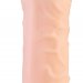 Реалистичный фаллоудлинитель с петлей для мошонки - 16 см, цвет: телесный