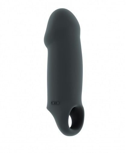 Насадка Stretchy Thick Penis Extension No.37, цвет: серый