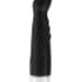 Вибратор Livvy со скошенной головкой - 15,5 см, цвет: черный