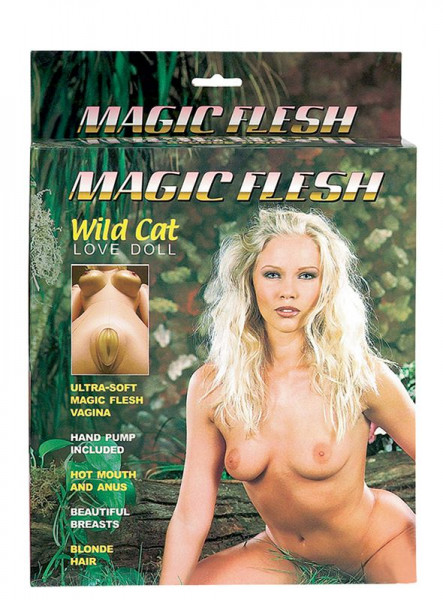 Секс кукла Magic Flesh Wild Cat Love Doll с тремя тоннелями любви