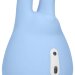Клиторальный стимулятор Love Bunny - 9,4 см, цвет: голубой