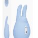 Клиторальный стимулятор Love Bunny - 9,4 см, цвет: голубой
