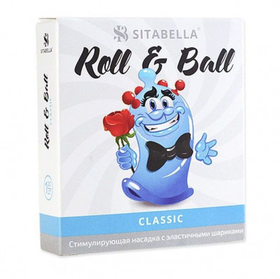 стимулирующий презерватив-насадка Roll Ball Classic