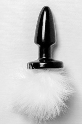Пробка с хвостиком White Bunny - 11 см