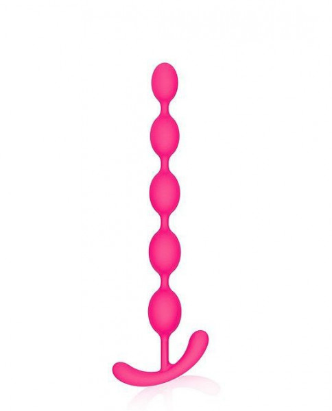 Анальная цепочка Cosmo, цвет: розовый - 22,3 см