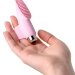 Вибронасадка на палец JOS Twity, цвет: нежно-розовый