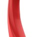 Вибратор FALLEN CITY с сенсорным управлением - 22 см, цвет: красный