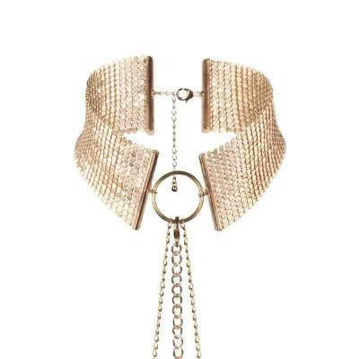 Ошейник с цепочками Desir Metallique Collar, цвет: золотистый