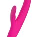 Вибратор с клиторальным стимулятором Nalone Peri - 23,3 см, цвет: розовый