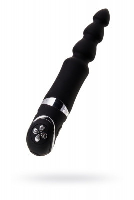 Анальный вибростимулятор Erotist, цвет: черный - 20,7 см