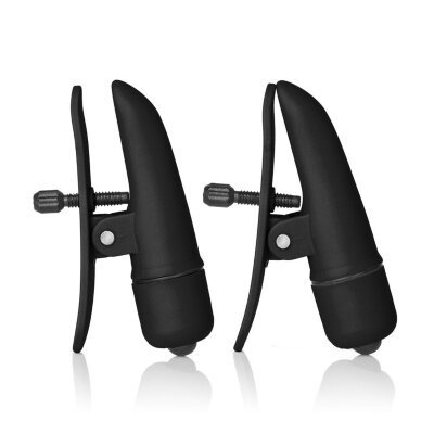 Виброклипсы на соски Nipple Play Nipplettes, цвет: черный