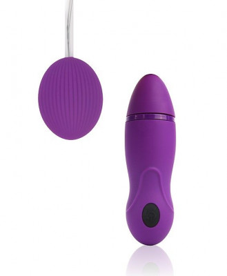 Виброяйцо Cosmo с пультом управления вибрацией, цвет: фиолетовый