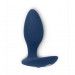 Анальная пробка для ношения Ditto с вибрацией и пультом ДУ, цвет: синий
