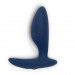 Анальная пробка для ношения Ditto с вибрацией и пультом ДУ, цвет: синий