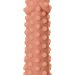 Реалистичная насадка KOKOS Extreme Sleeve 02 с дополнительной стимуляцией - 12,7 см, цвет: телесный