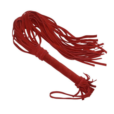 Плеть "Королевский велюр", цвет: красный - 65 см