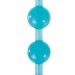 Анальная цепочка-елочка Pleasure Beads - 30 см, цвет: голубой