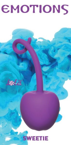 Стимулятор-вишенка со смещенным центром тяжести Emotions Sweetie, цвет: фиолетовый