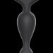 Анальная цепочка Ultimate Beads, цвет: черный - 17 см