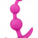 Анальная цепочка Luxe Be Me 3, цвет: розовый - 13,3 см