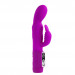 Вибратор Baile Pretty Love Body Touch с клиторальной стимуляцией, цвет: лиловый - 22,5 см