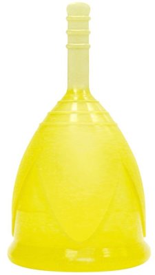 Менструальная чаша размера S, цвет: желтый