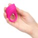 Эрекционное виброкольцо с пультом Silicone Remote Pleasure Ring, цвет: розовый