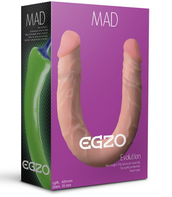 Фаллоимитатор EGZO Mad Pepper из киберкожи - 42 см