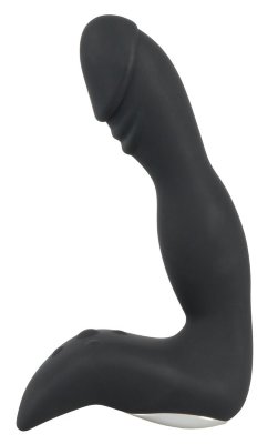 Перезаряжаемый вибростимулятор простаты Rechargeable Prostate Stimulator, цвет: черный