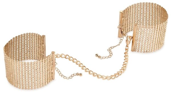 Дизайнерские наручники Desir Metallique Handcuffs Bijoux, цвет: золотистый