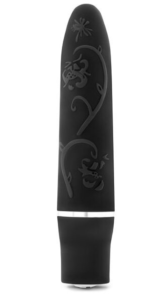 Мини-вибратор Bliss Vibe, цвет: черный - 10 см