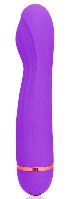 Вибромассажер с 20 режимами вибрации - 13,5 см, цвет: фиолетовый