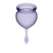 Набор менструальных чаш Feel good Menstrual Cup, цвет: фиолетовый