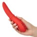 Вибромассажер Laguna Beach Lover с функцией «мерцающий язычок» - 20,25 см, цвет: красный
