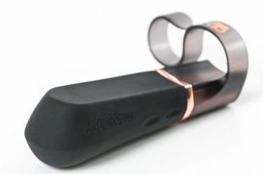 Вибромассажер-насадка на пальчик DiGiT - 9 см, цвет: черный