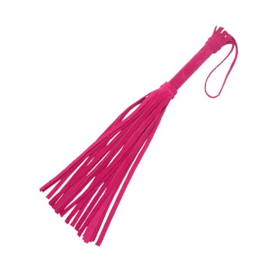 Мини-плеть "Королевский велюр", цвет: розовый - 40 см