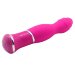 Вибратор ECSTASY Rippled Vibe - 19,5 см, цвет: розовый